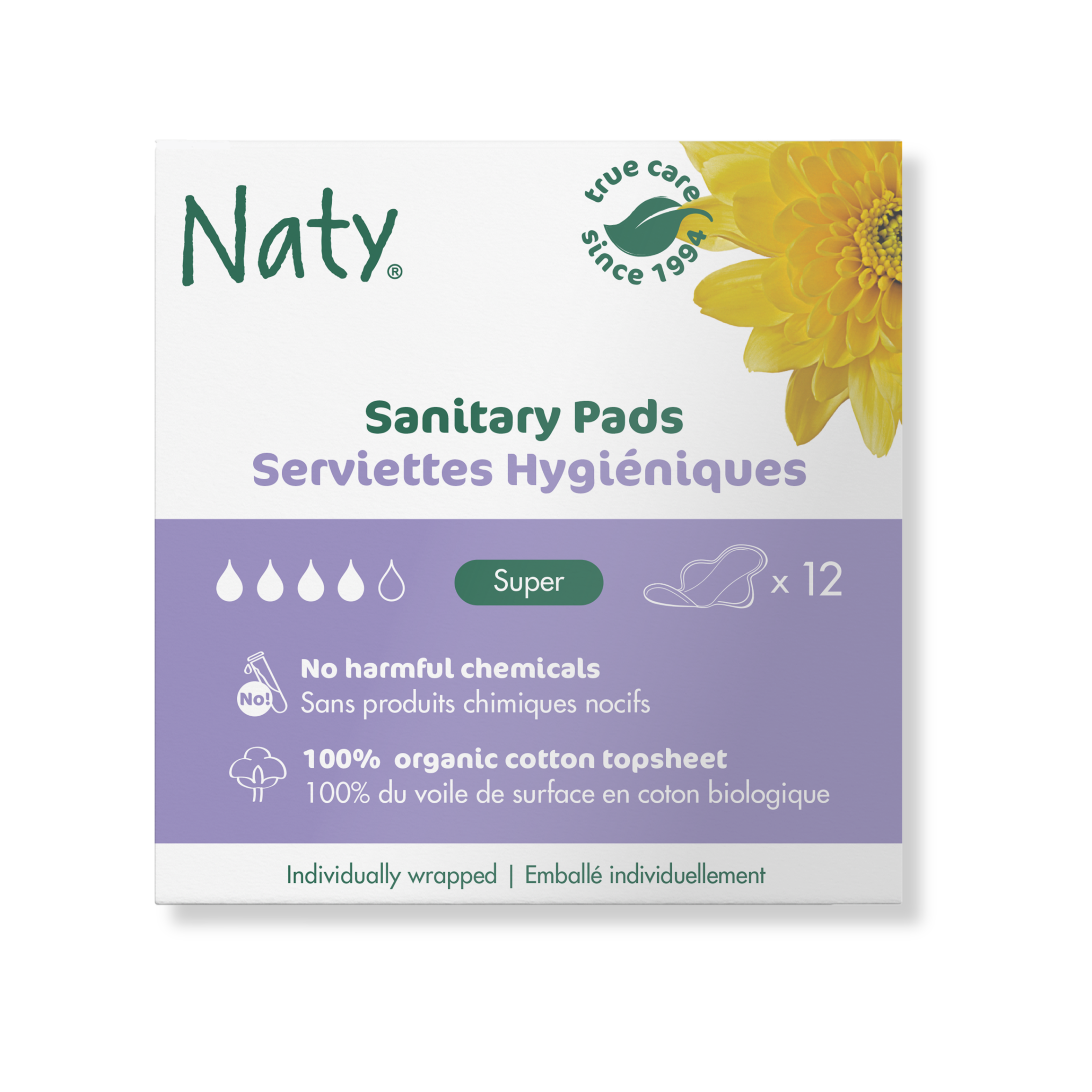 Sanitary Pads (Super), , grid, Eco by Naty